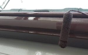 塗装した付帯部